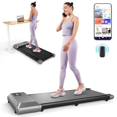 DeerRun Walking Pad 2 in 1 Under Desk Treadmill