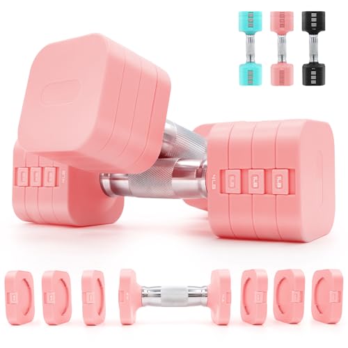 HEBLIJA 20LBS Adjustable Dumbbell Set