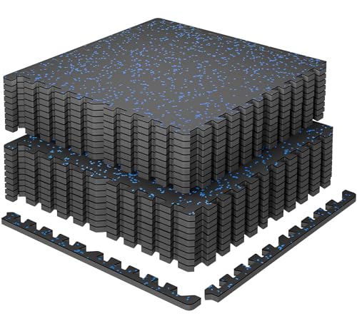 SUPERJARE 0.79'' 18 Pcs 72 Sq Ft (Blue)