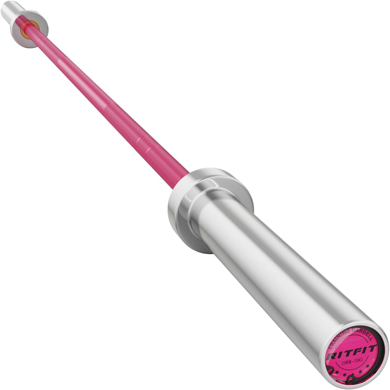 RITFIT 7FT Olympic Barbell for Strength and Weightlifting Training - 2 Inch Olympic Bar for Squat, Deadlift, Bench Press, Curl, Overhead Press - 500lbs/1000lbs/1500lbs Capacity