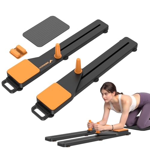 MERACH Pilates Board, Multifunctional Abdominal Plate, Detachable Ab Trainer Machine with Anti-Slip Design, Portable Pilates Reformer for Core Workouts, Home Gym Equipment for Women