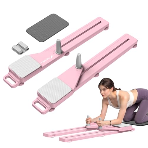MERACH Pilates Board, Multifunctional Abdominal Plate, Detachable Ab Trainer Machine with Anti-Slip Design, Portable Pilates Reformer for Core Workouts, Home Gym Equipment for Women