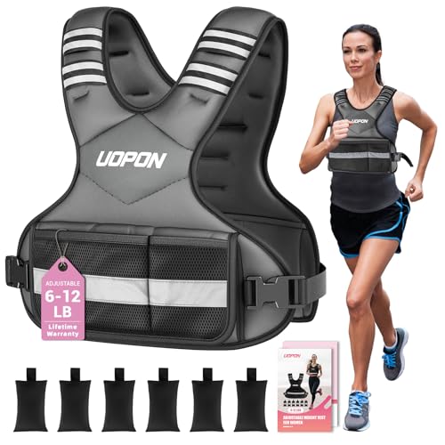 UOPON Adjustable Weighted Vest 6–12 lb