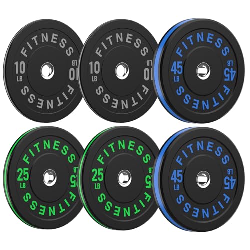 AMGYM 2 Inch Bumper Plates Set