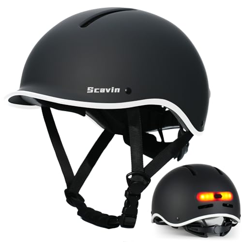 Scavin Helmet (M) w/ LED Taillight