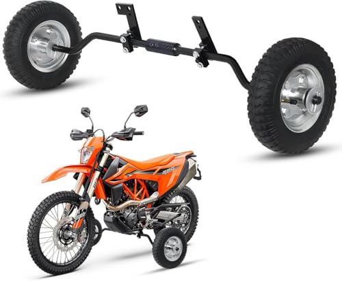 Dirt Bike Training Wheels for Razor MX 125, MX350, MX400, MX450, SX500, MX650, honda CRF50 XR50 Z50 Z50R, yamaha PW50 TTR50 etc most 50CC 49cc Dirt Bike Electric Motorcycle,with pump