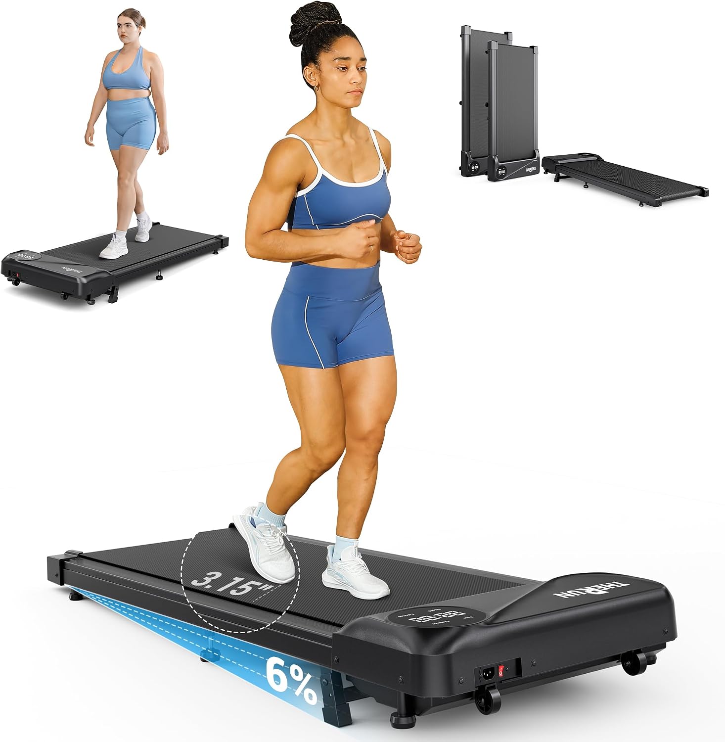 THERUN Walking Pad Treadmill