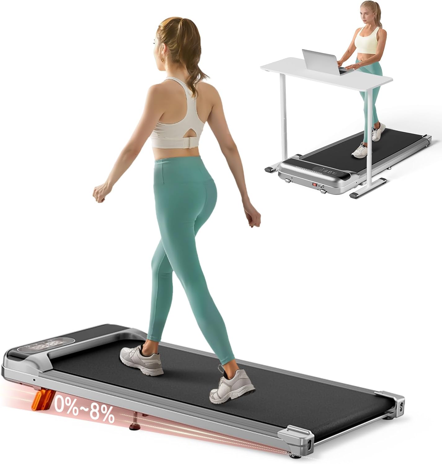 ABONOW Walking Pad with Incline