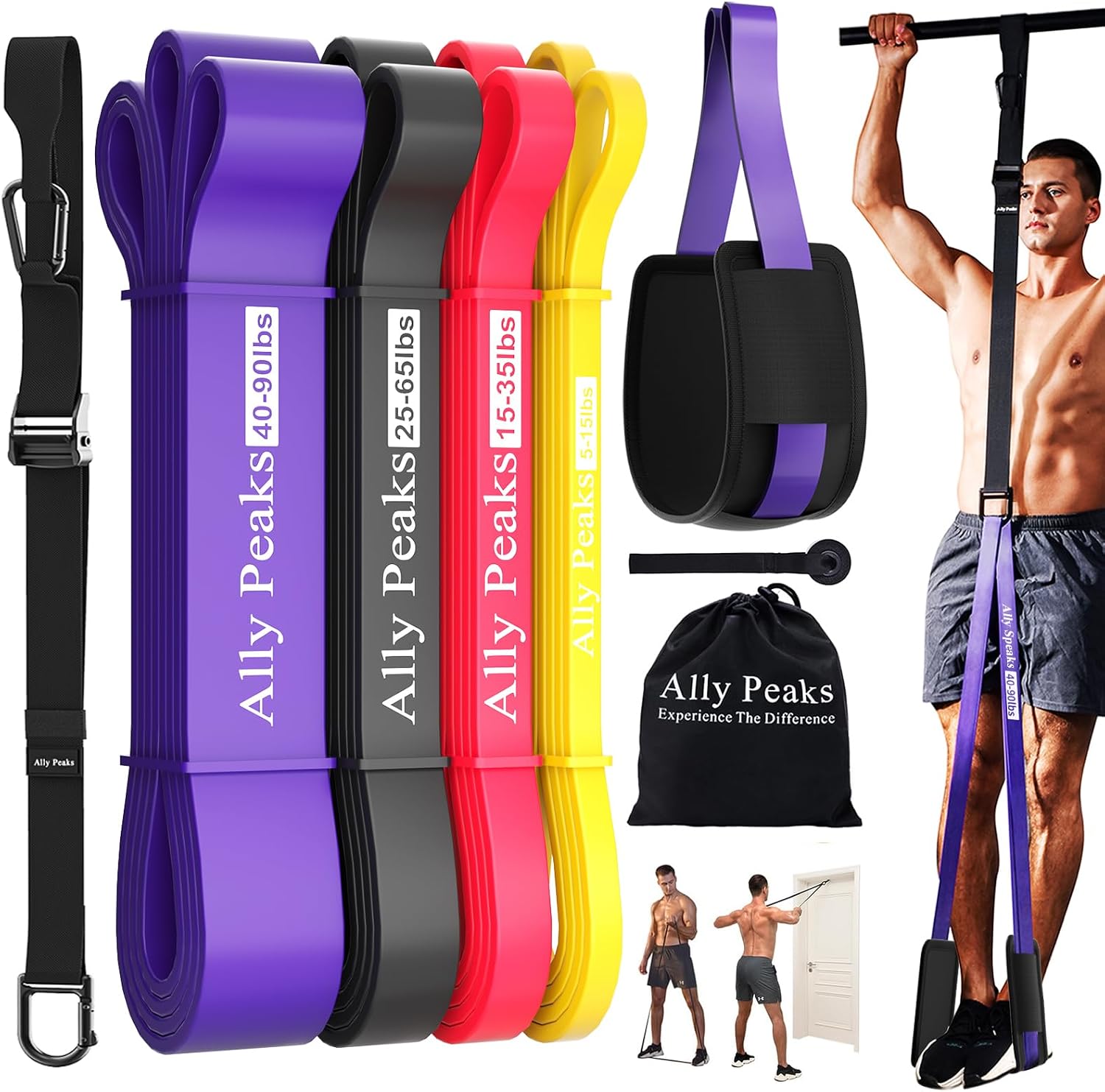 Ally Peaks Pull Up Assistance Bands (Mid-Range)