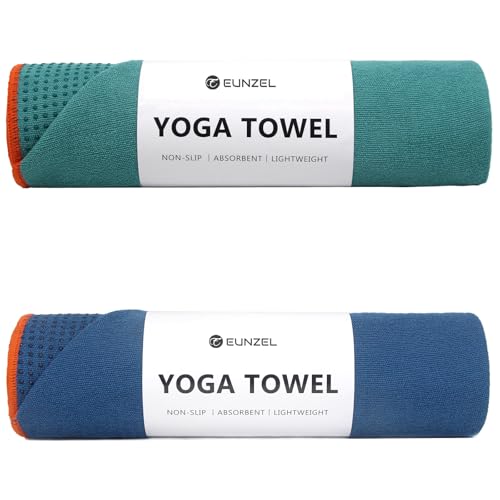 Eunzel 2 Pack Hot Yoga Towel