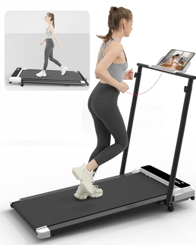 3-in-1 Walking Pad with Incline,2.5 HP Under Desk Treadmill for Home Office,265 LBS Compact Walking Treadmill with LED Display,No Assembly