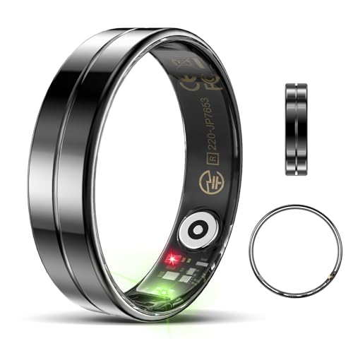 Emerhome Ultra-Thin Ring (Black,8#)