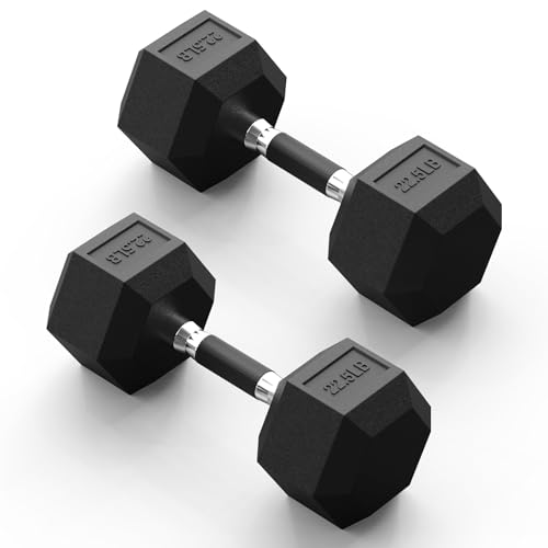 PAPABABE Hex Dumbbell Set (22.5 lb pair)