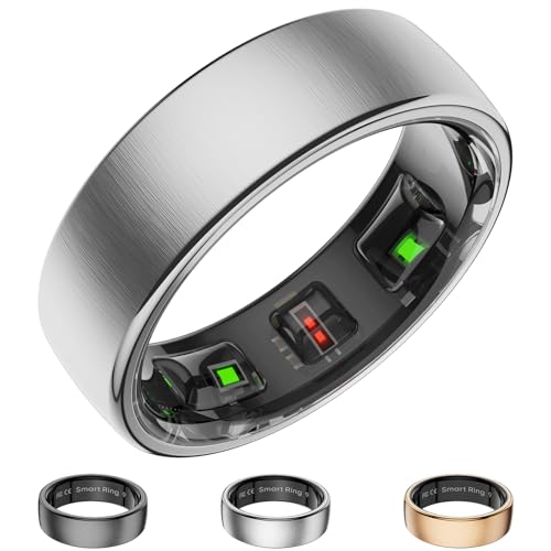 Amwentu Smart Ring (Silver,#9)