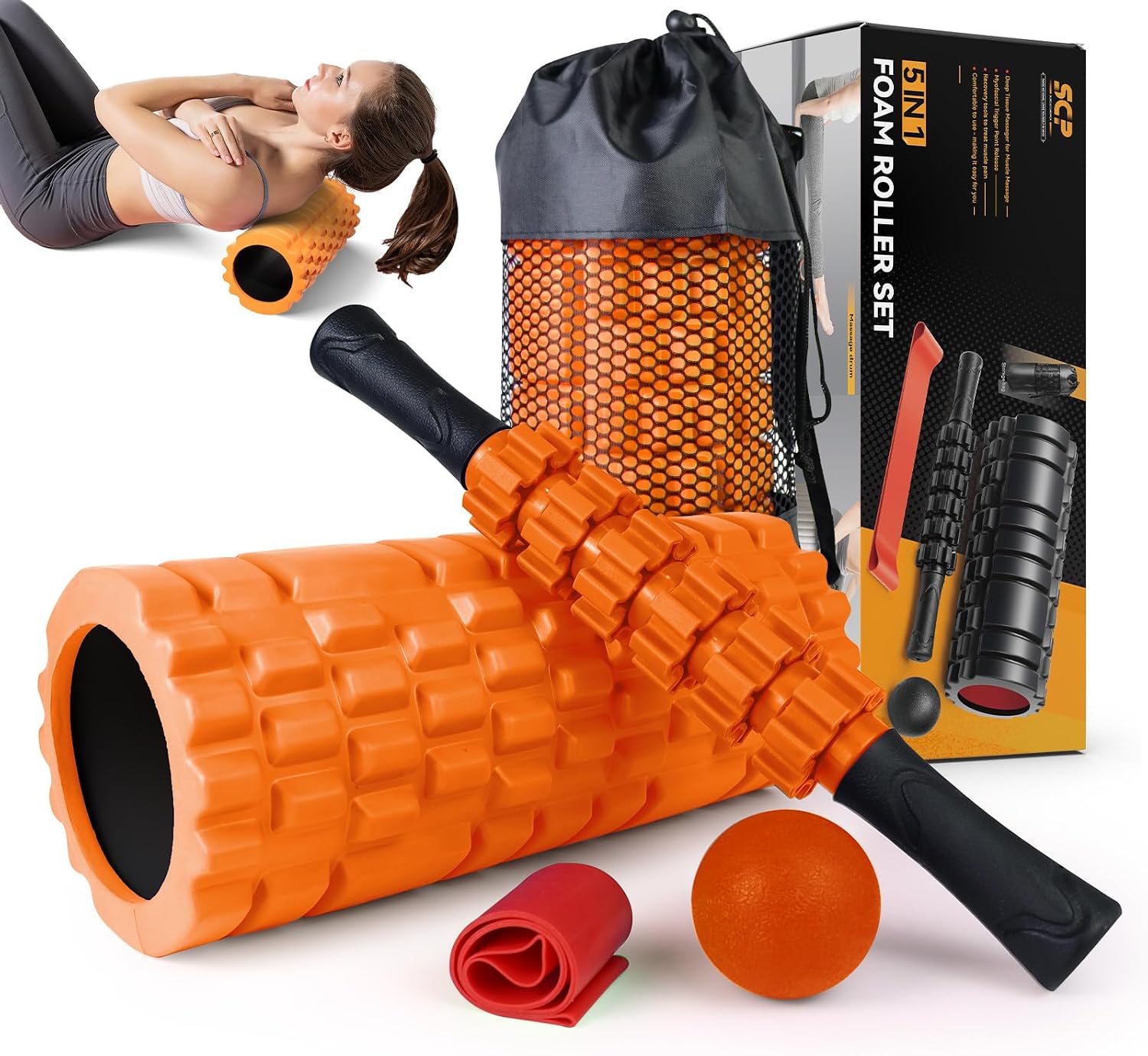 5 in 1 Foam Roller Set - SUBCULTUREPICK