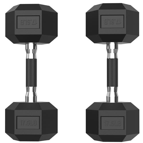 PAPABABE HEX Dumbbell Set 2.5-125lb
