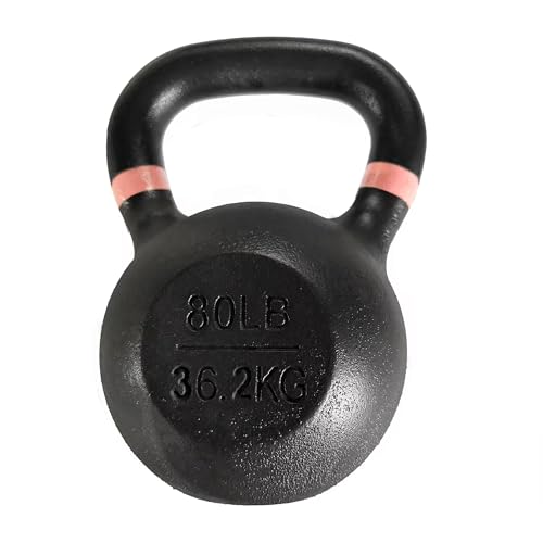 Kettlebell Cast Iron Solid Smooth Weights for Strength Training, Home Workout Gym, Training Kettlebells Sets for Women & Men