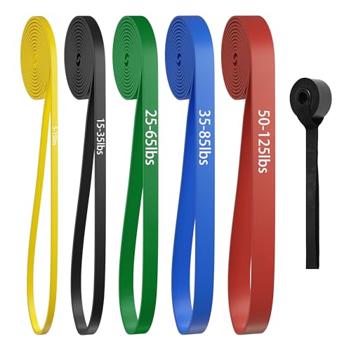 Pull Up Bands, Resistance Bands, Pull Up Assistance Bands Set for Men & Women, Exercise Workout Bands for Working Out, Body Stretching, Physical Therapy, Muscle Training