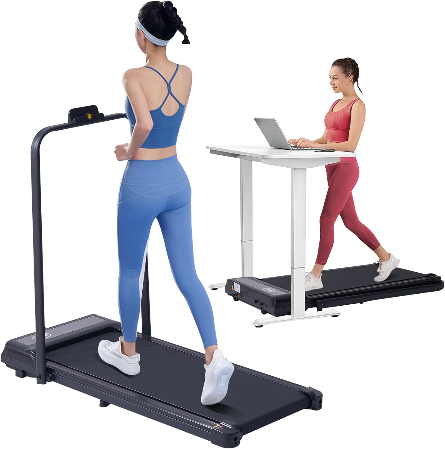 MCRG Walking Pad Treadmill with Handles