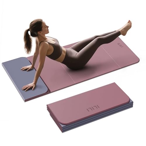 ILILI Foldable Yoga Mat (10mm, TPE)