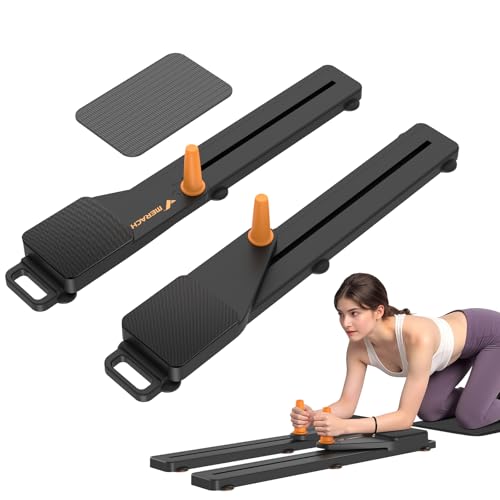 MERACH Pilates Board, Multifunctional Abdominal Plate, Detachable Ab Trainer Machine with Anti-Slip Design, Portable Pilates Reformer for Core Workouts, Home Gym Equipment for Women