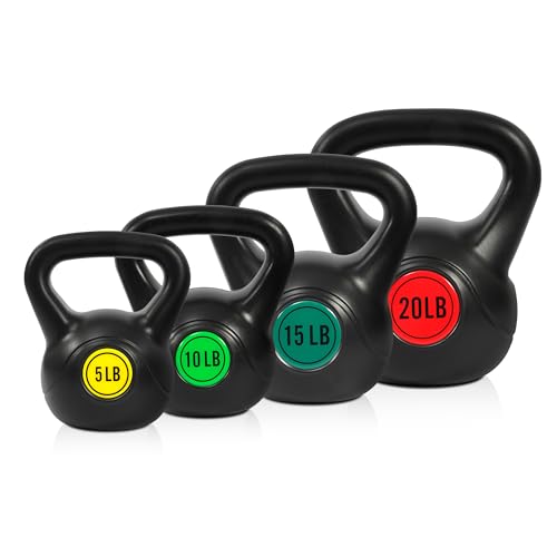 Fitvids 4-Piece Kettlebell Set