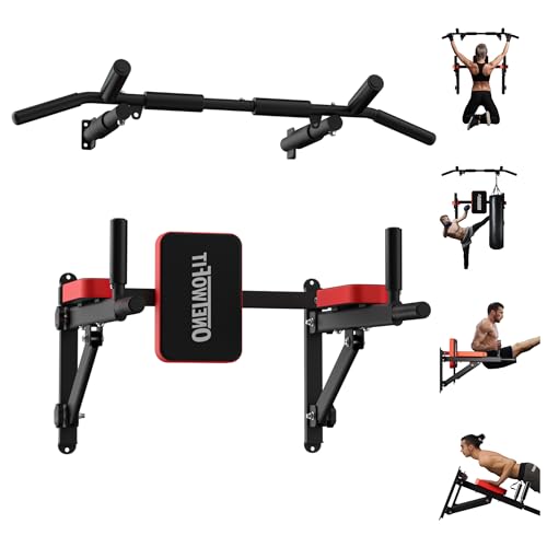 ONETWOFIT Wall Mounted Pull Up Bar