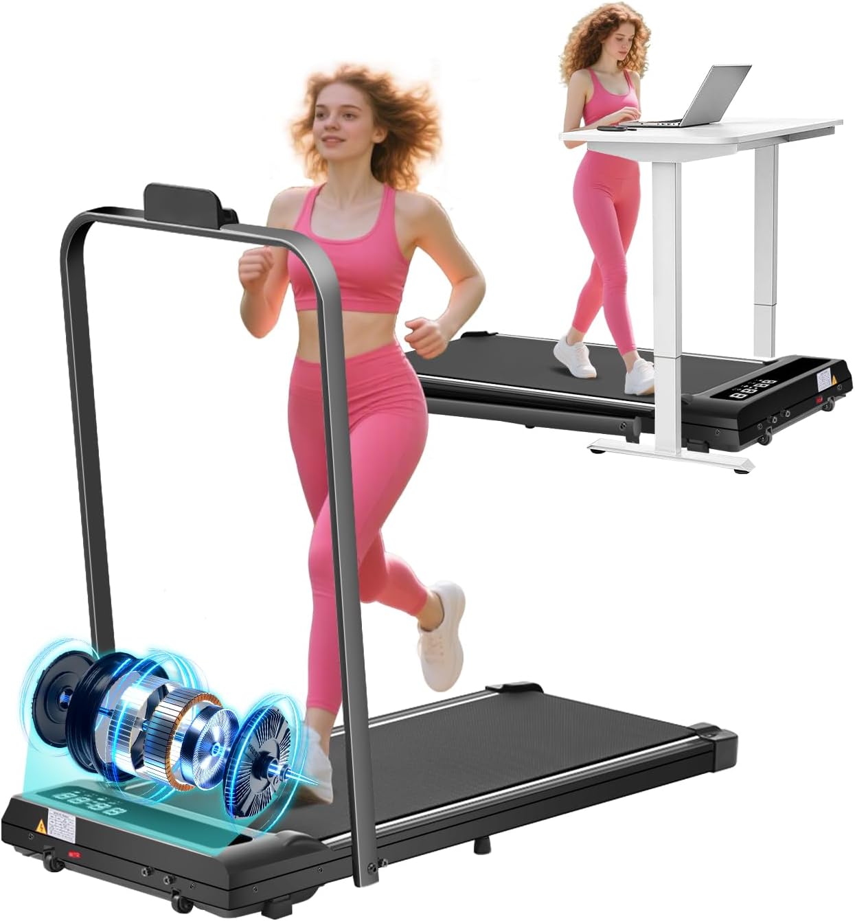 HevGlrm Compact Treadmill