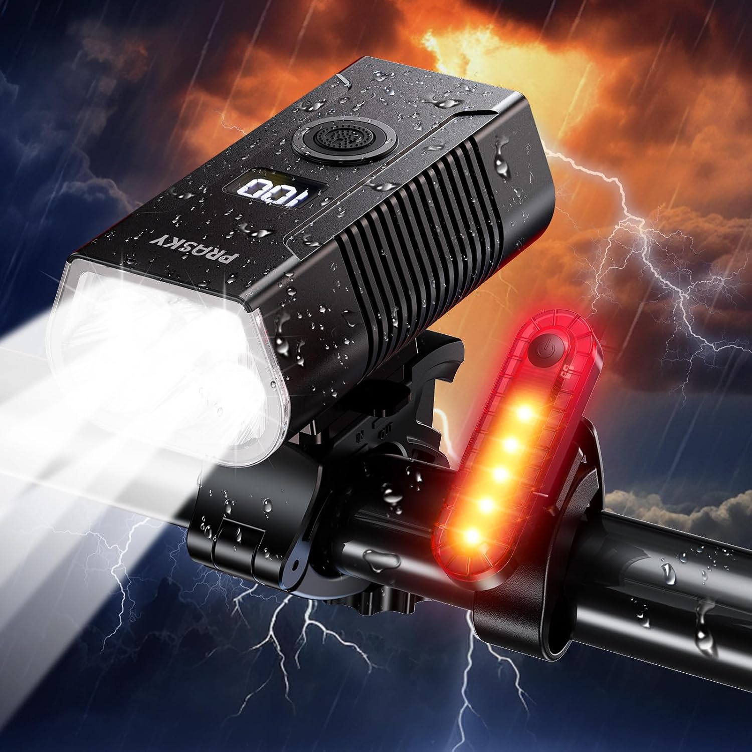 Prasky USB-C Bike Light Set