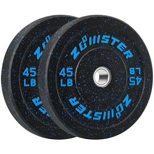 Zoomster 45lb Bumper Plates