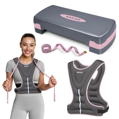 CAPHAUS Adjustable Aerobic Stepper Set
