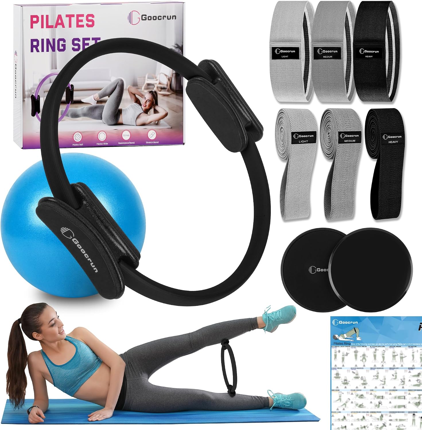 Goocrun Pilates Kit