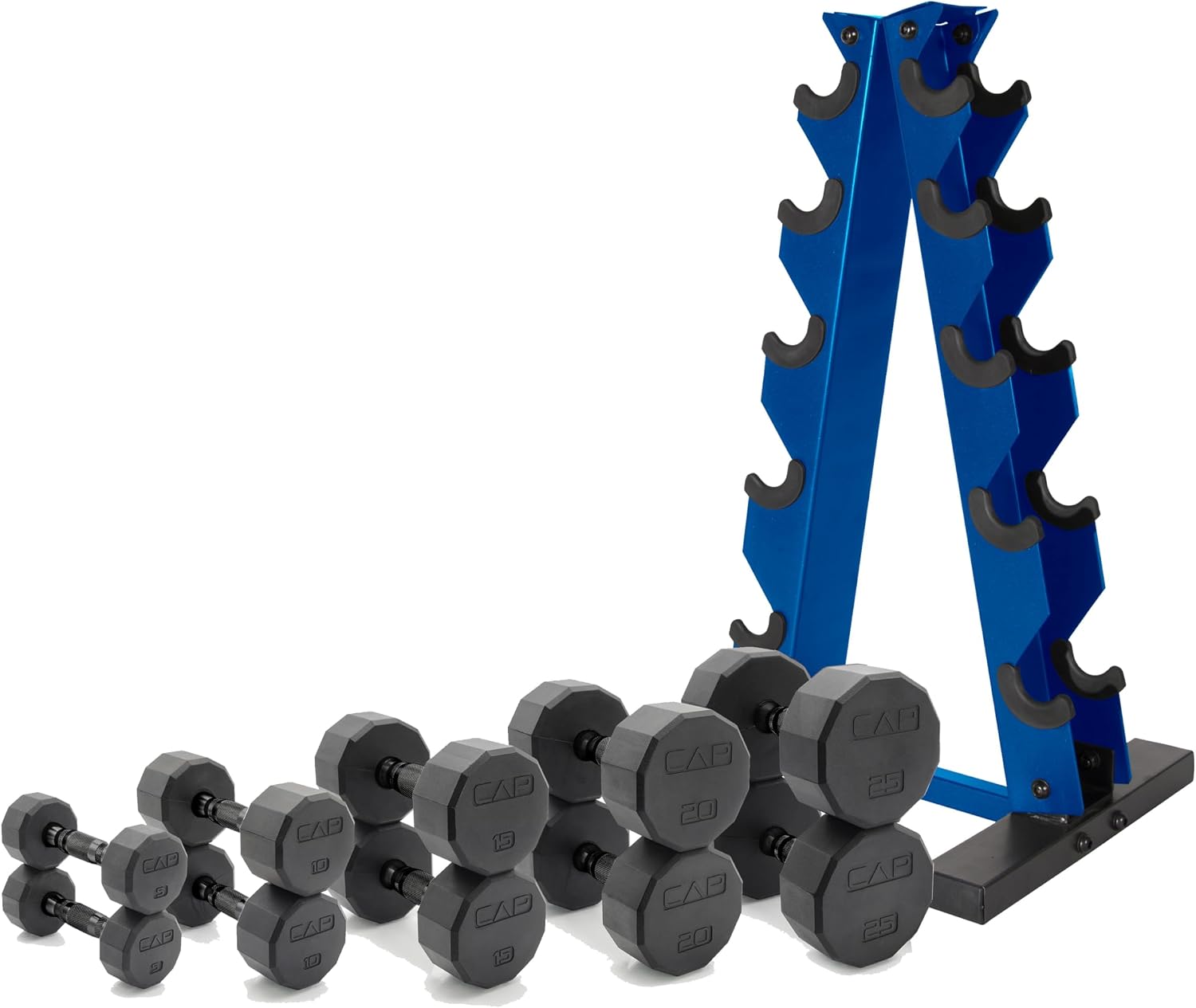 CAP Barbell 150 LB Coated Hex (Premium Option)