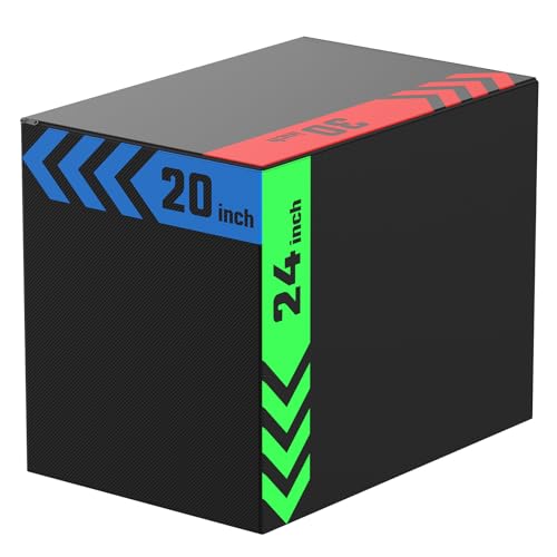 papababe 3-in-1 Plyo Box Workout Equipment