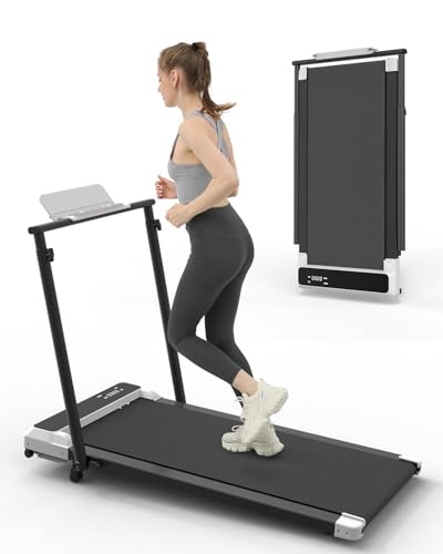 Walking Pad Treadmill with Incline,Under Desk Treadmill with Incline 2 in 1 for Walking and Jogging,2.5HP Compact Incline Walking Pad for Home Office with Remote Control