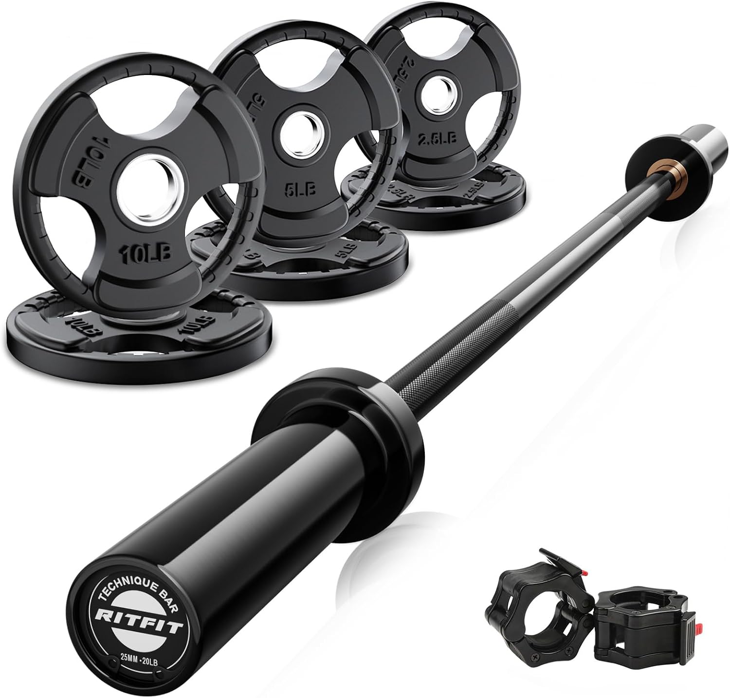 RitFit 4ft Barbell Set